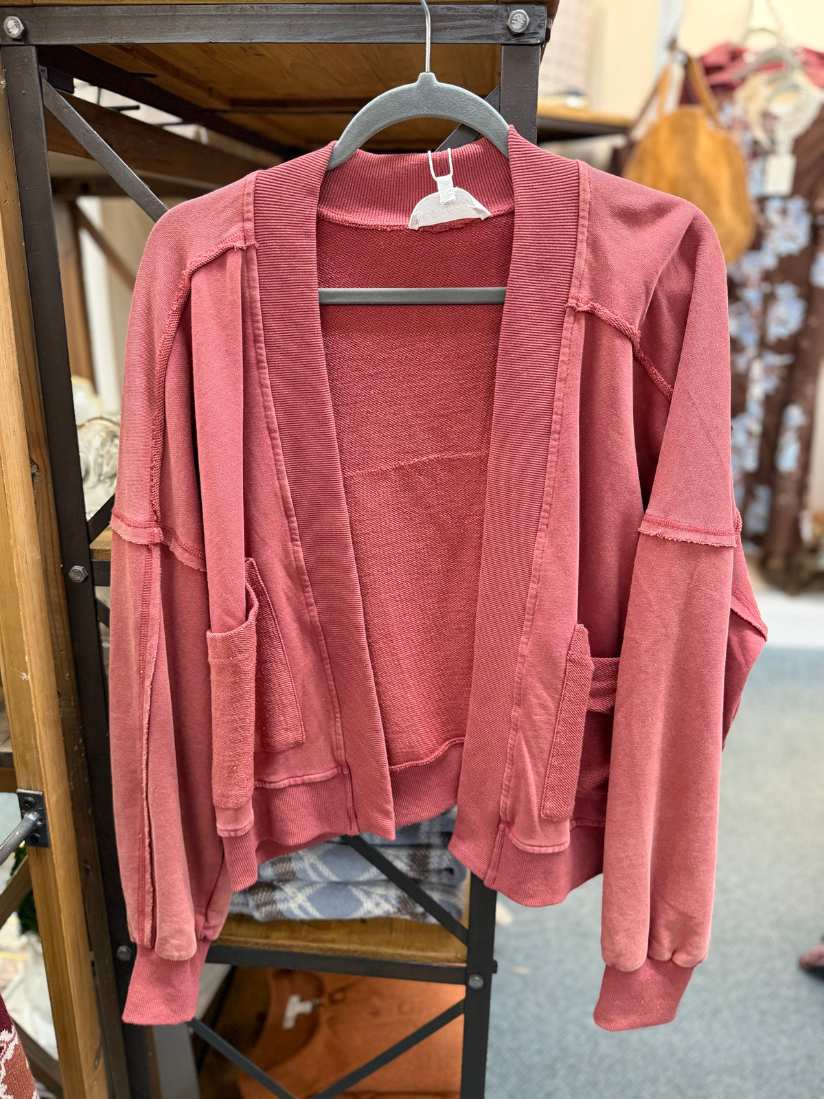 French Terry Cardigan