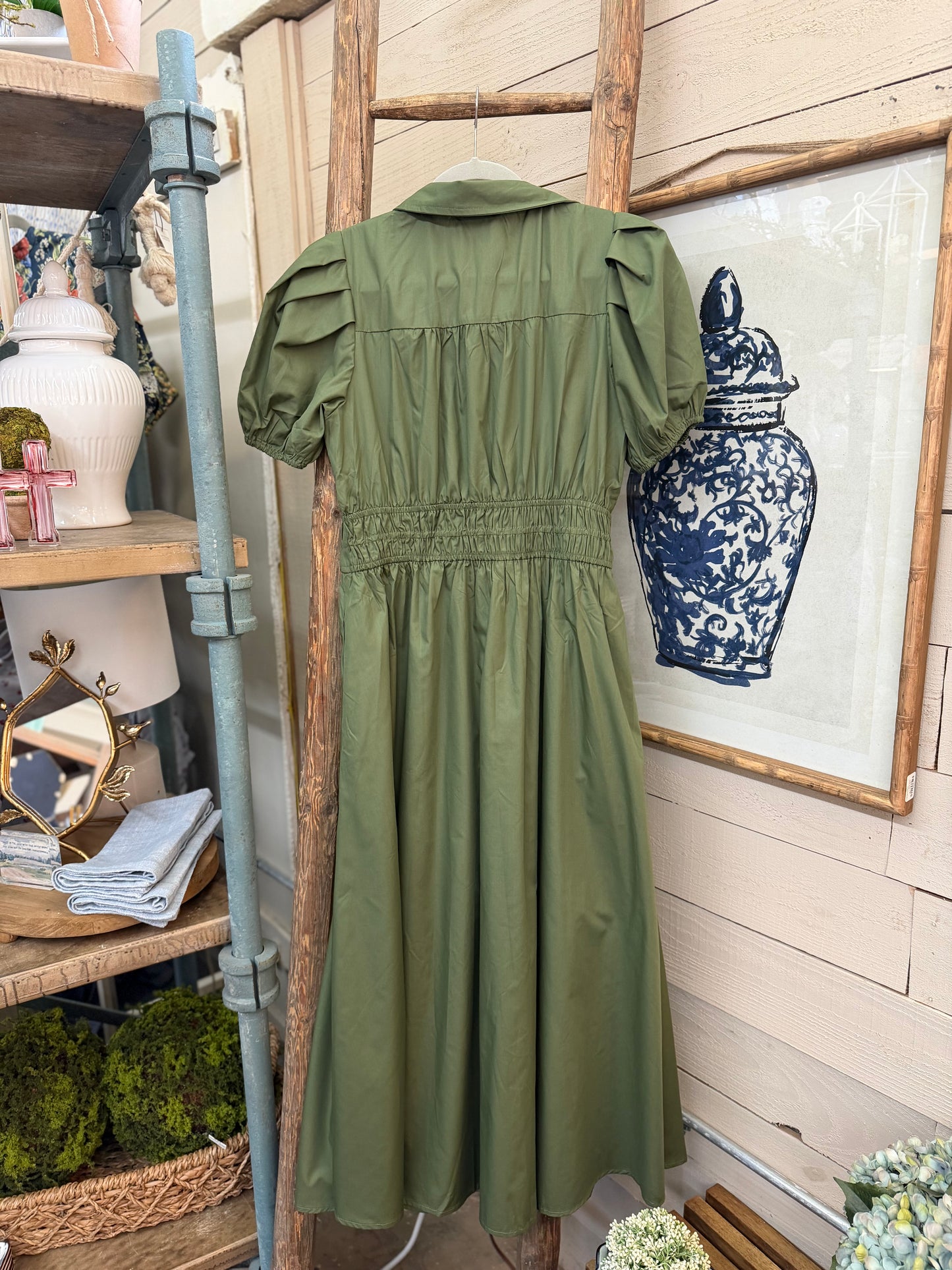 Smocked Waist Dress