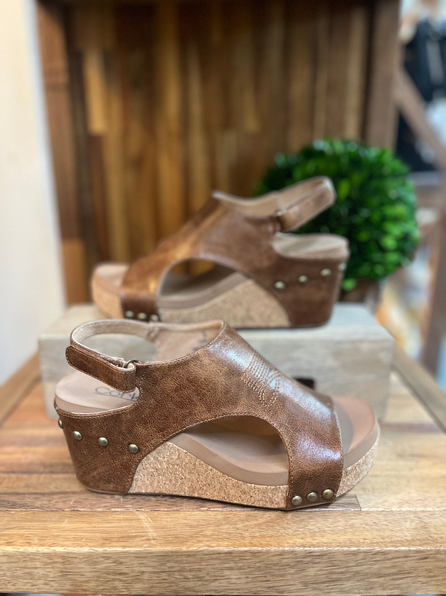 Carley Wedge Sandals