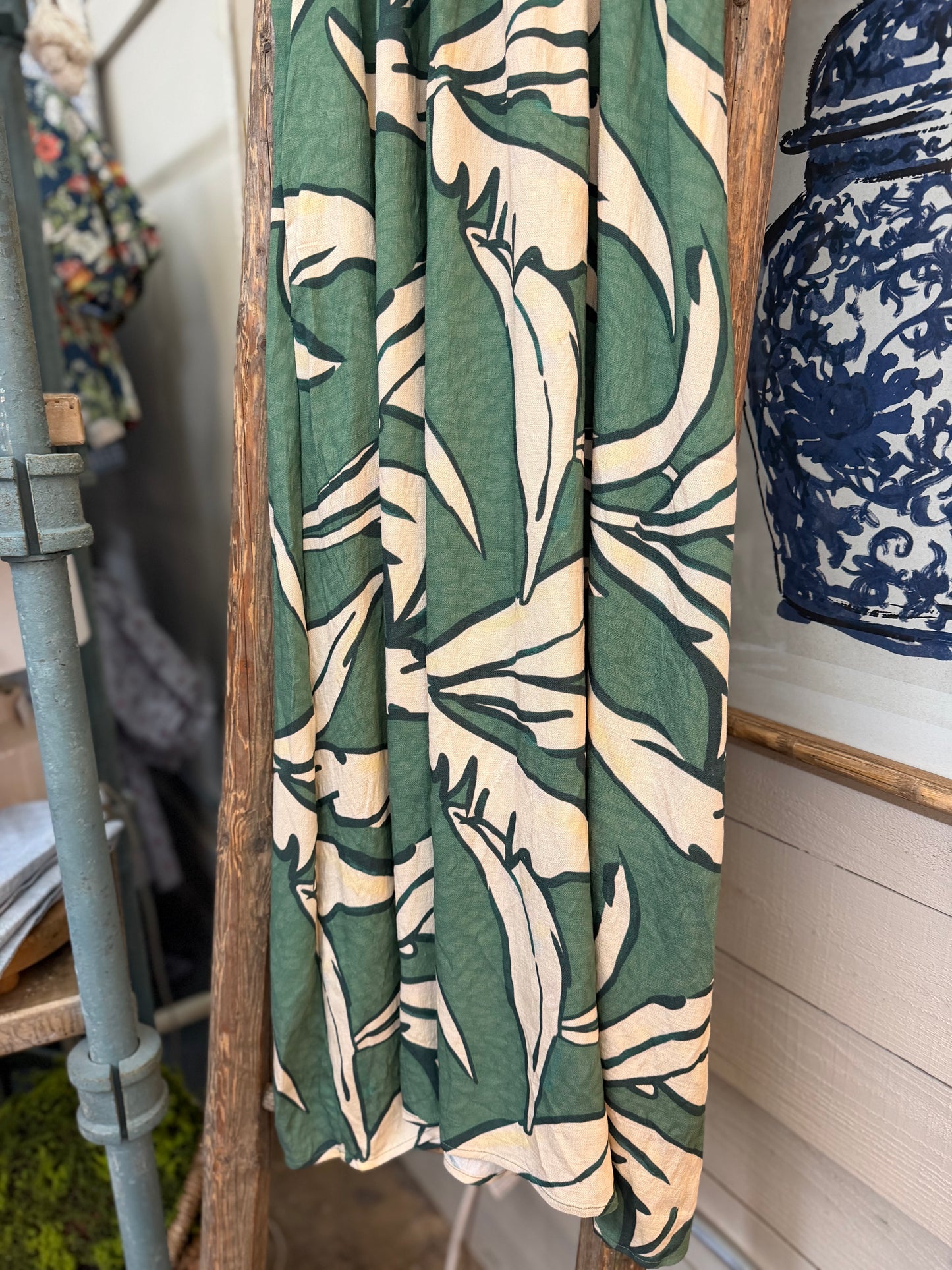 Geo Print Maxi Dress