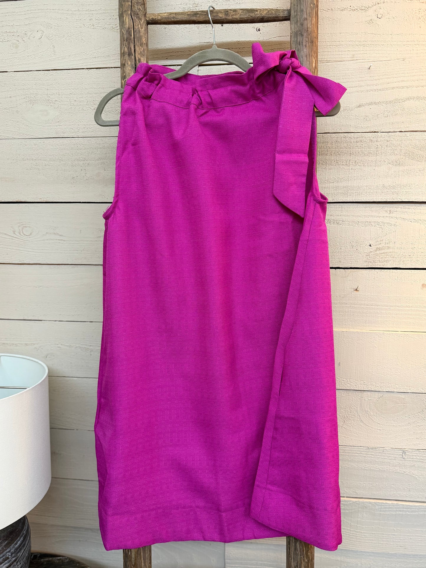Tie Neck Mini Dress