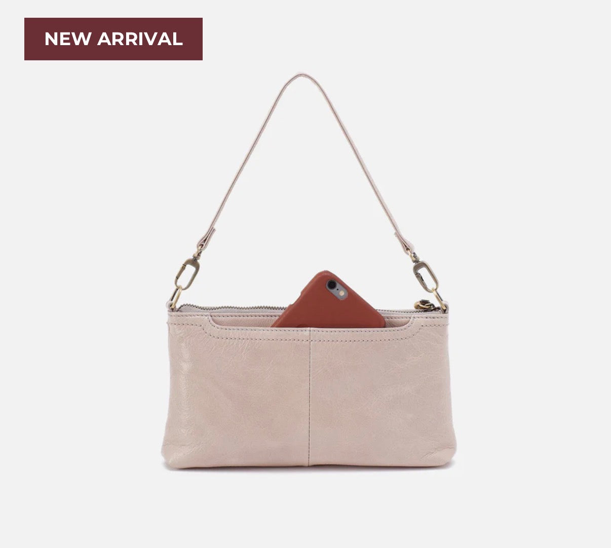 HOBO Darcy Crossbody - Stone Gloss