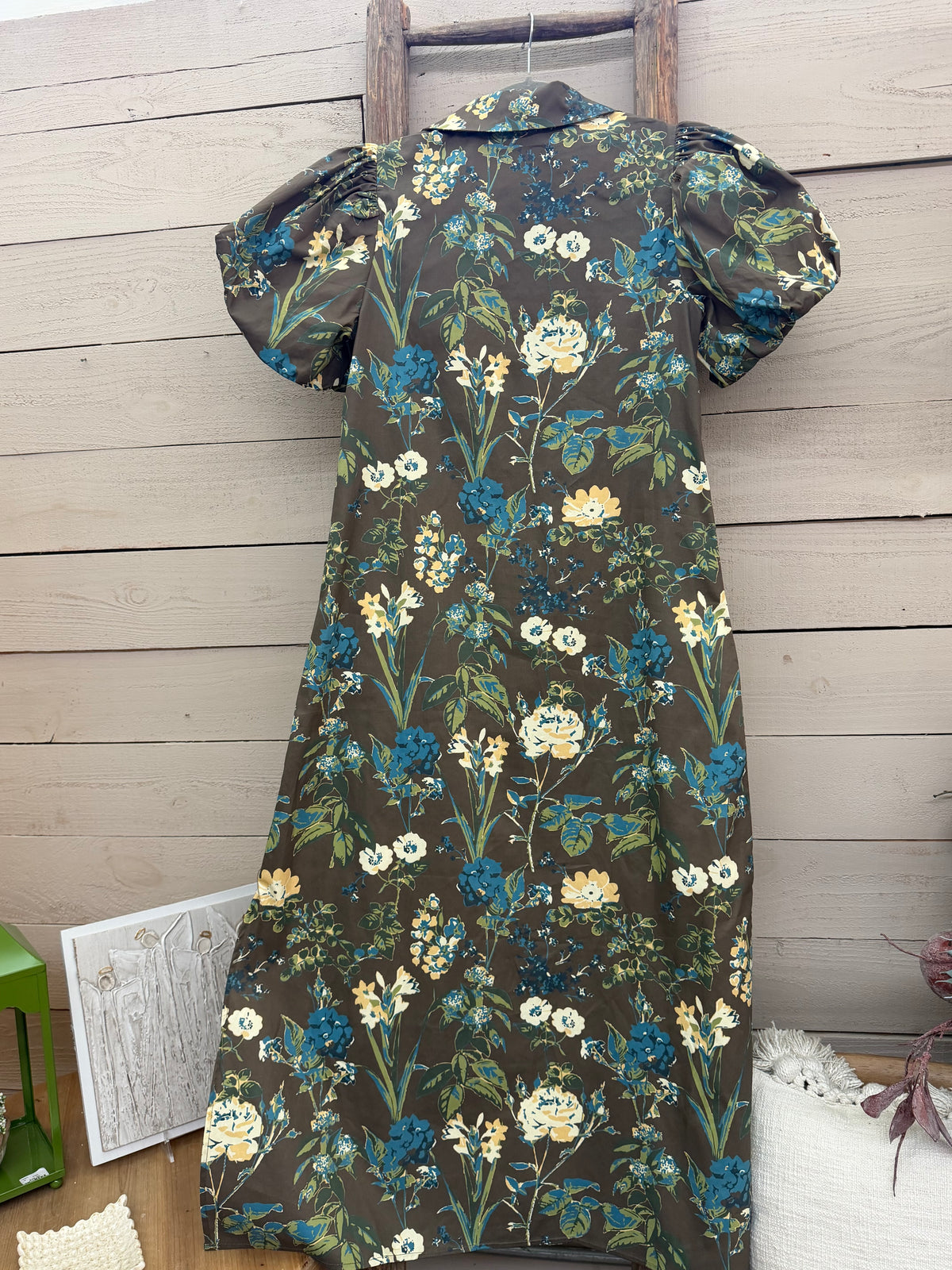 Floral Puff Sleeve Dress