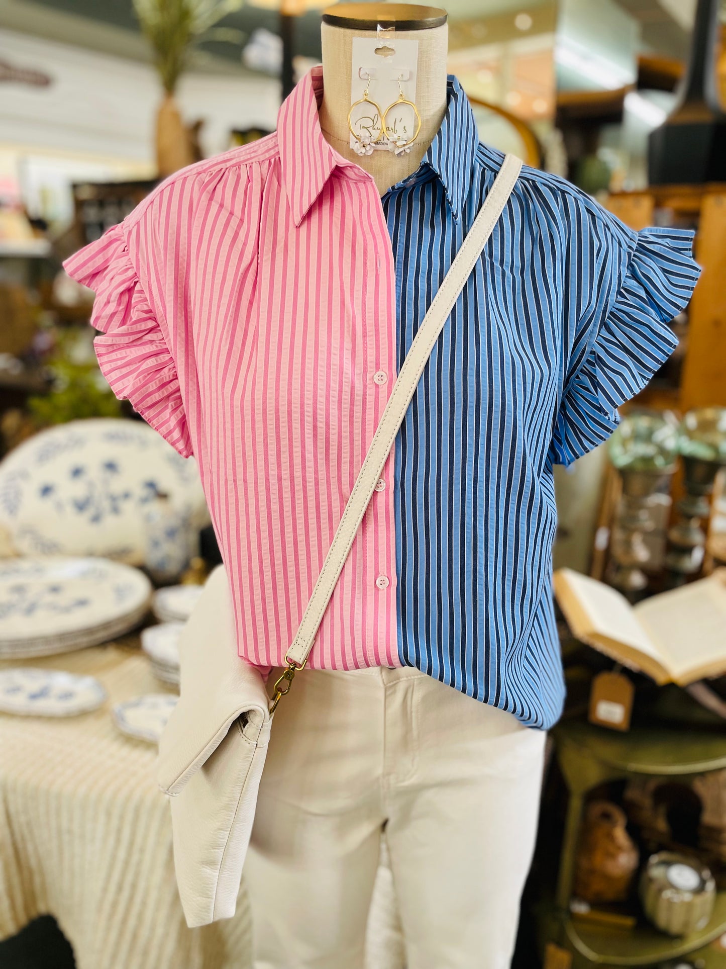 Cool In Colorblock Striped Top