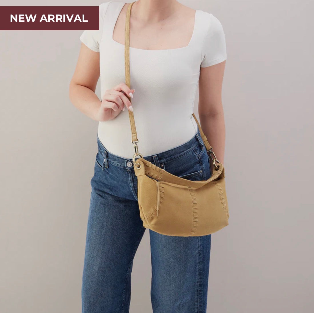 HOBO Opal mini shoulder - Twilight fern
