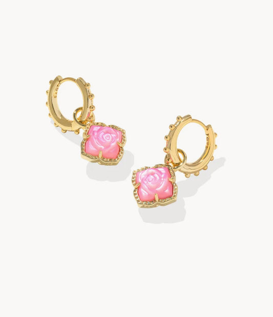 Kendra Scott Mallory Rose Huggies