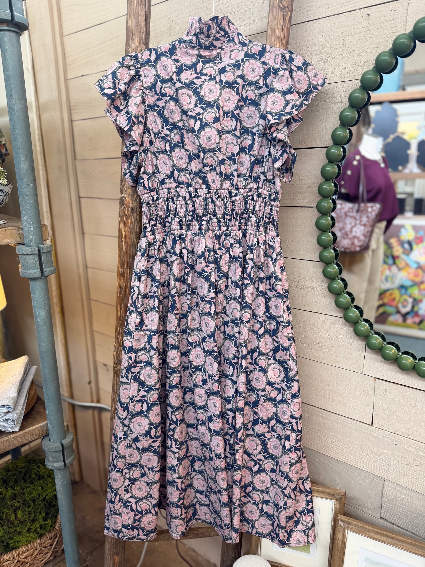 Floral Zipper Dress