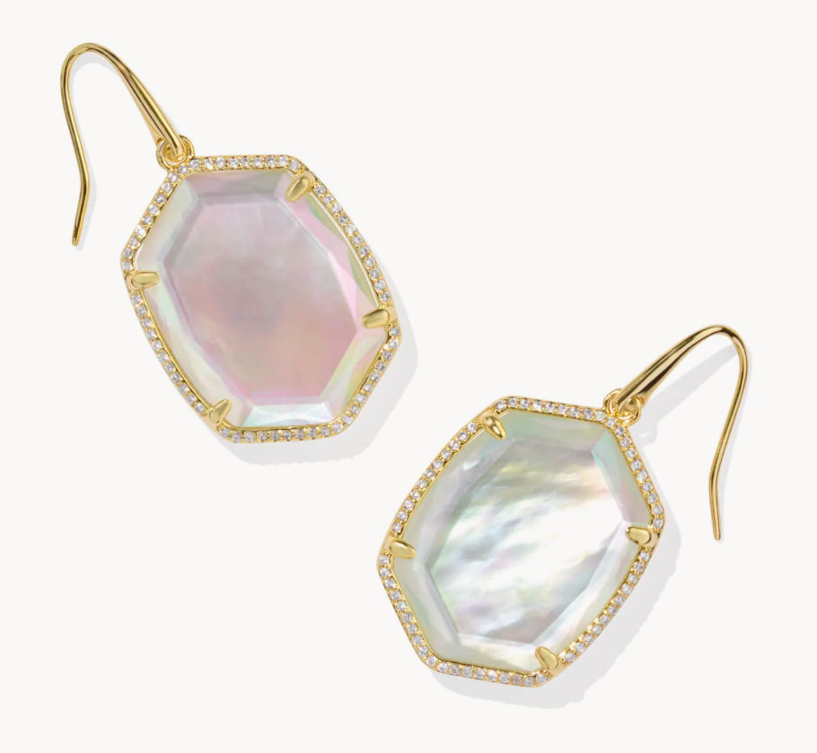 Kendra Scott Daphne Pave Frame Earrings