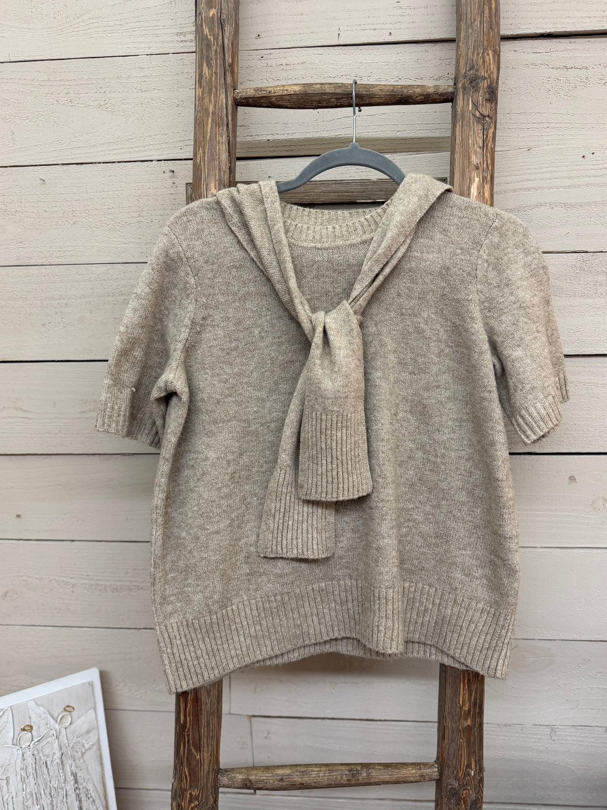Combined Sleeve Sweater