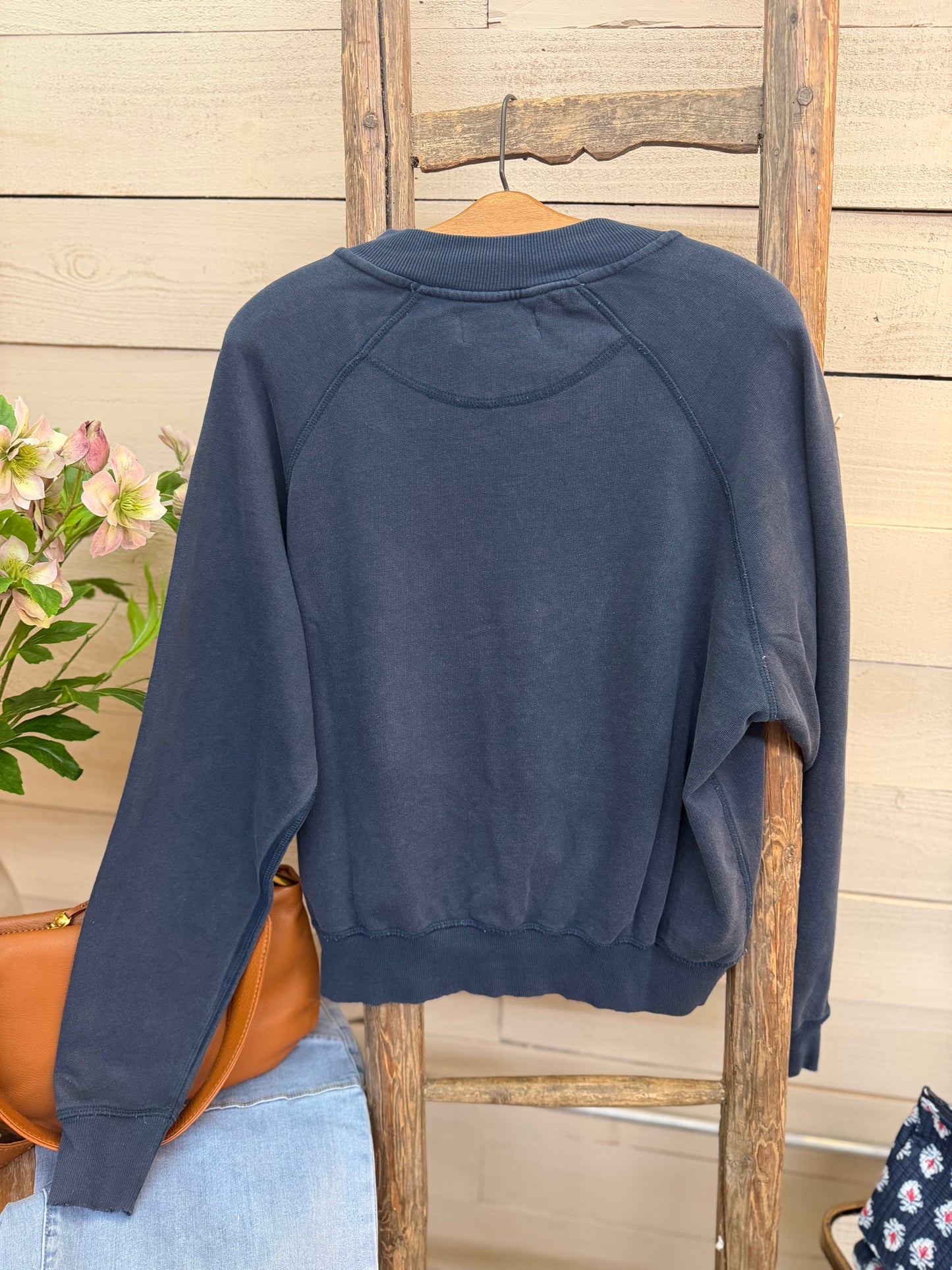 Flag Sweatshirt - Ribbon/Blue