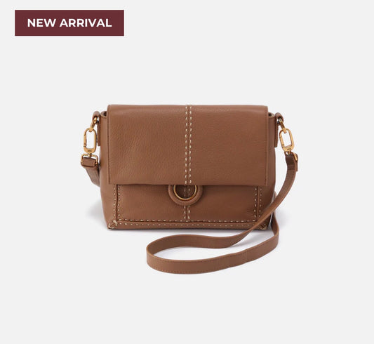 HOBO Austin flap crossbody - Timber Brown
