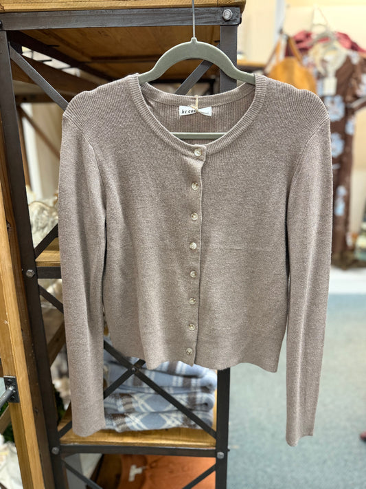 Crewneck Cardigan