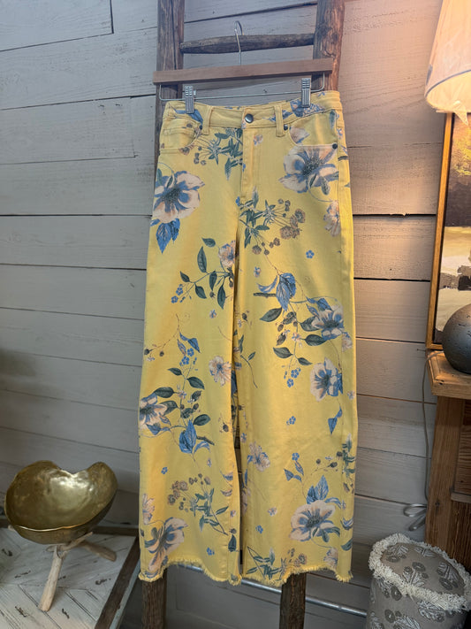 Flower Printed Pant