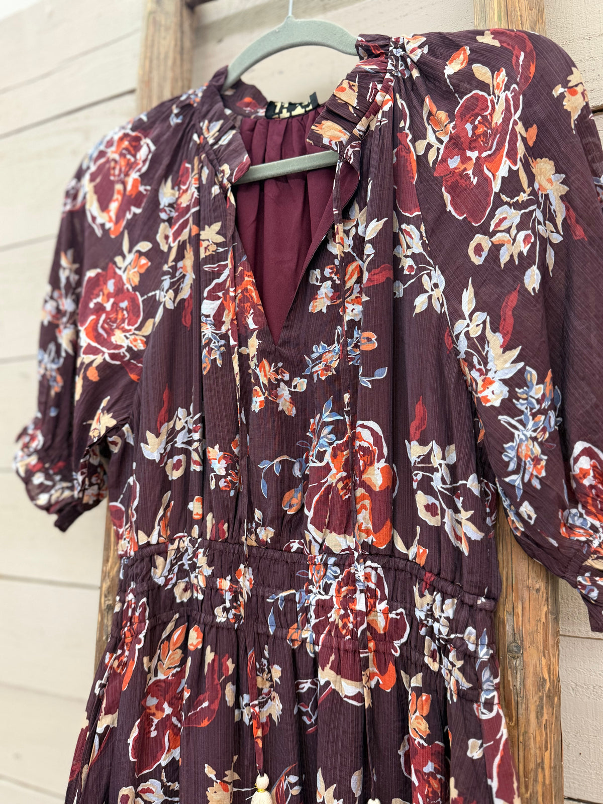 SS Tie Maxi Dress