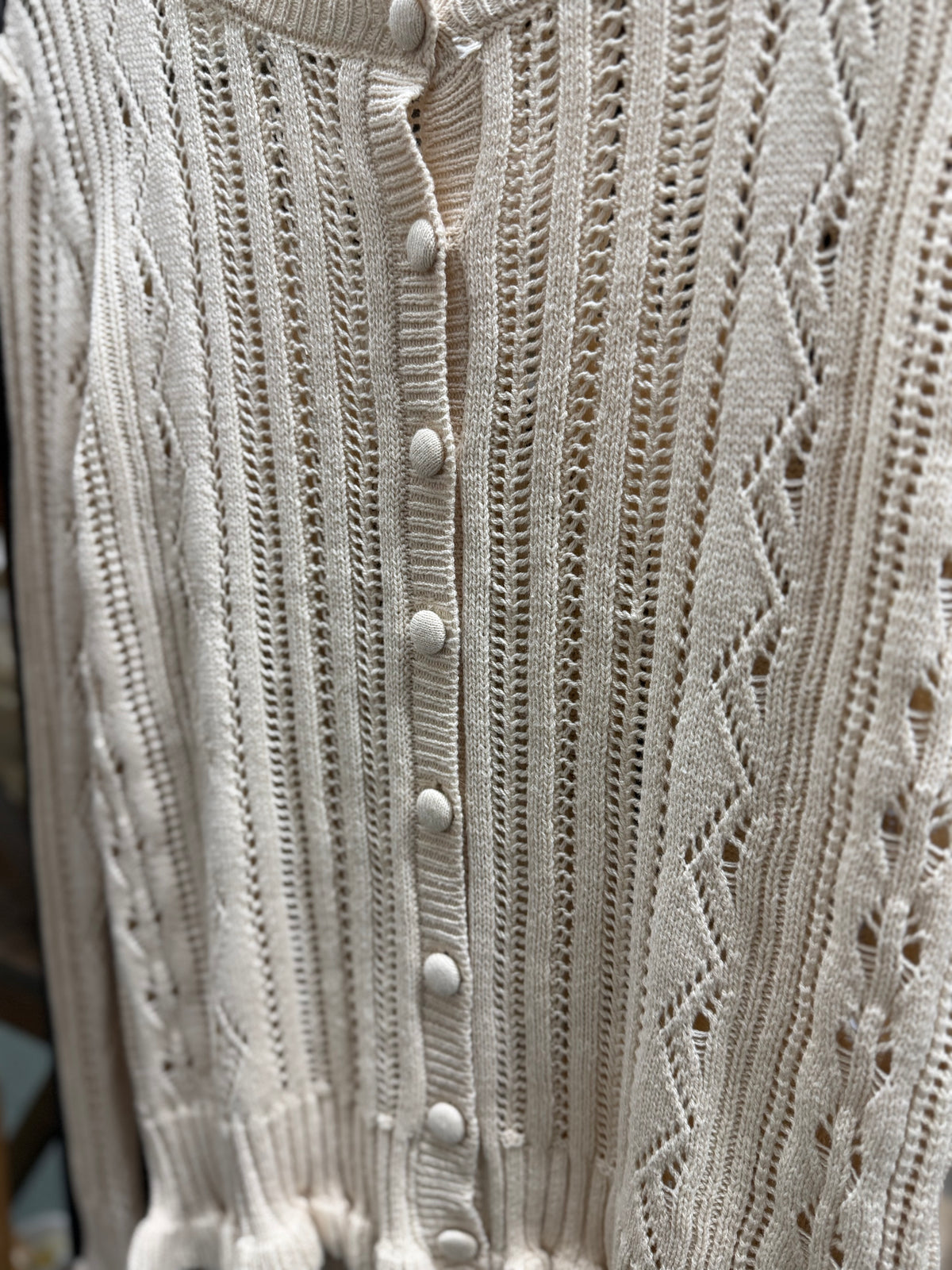 Ruffle Cardigan