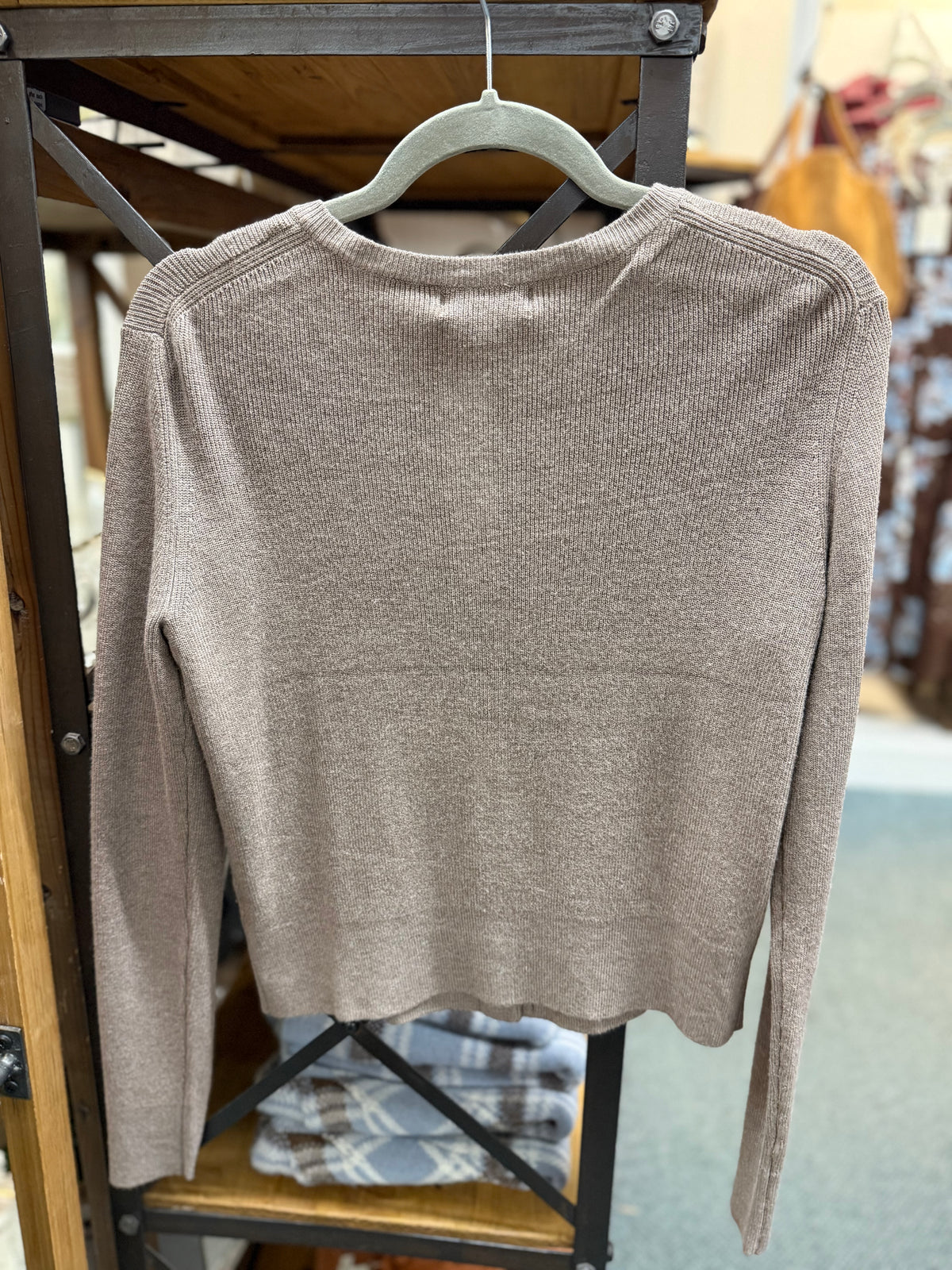 Crewneck Cardigan
