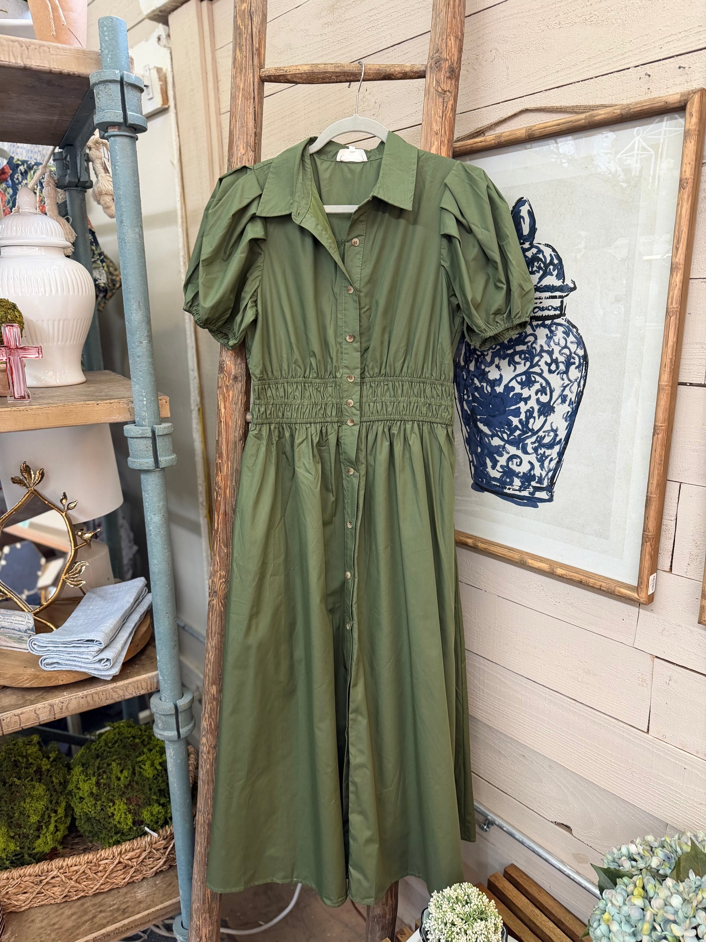 Smocked Waist Dress