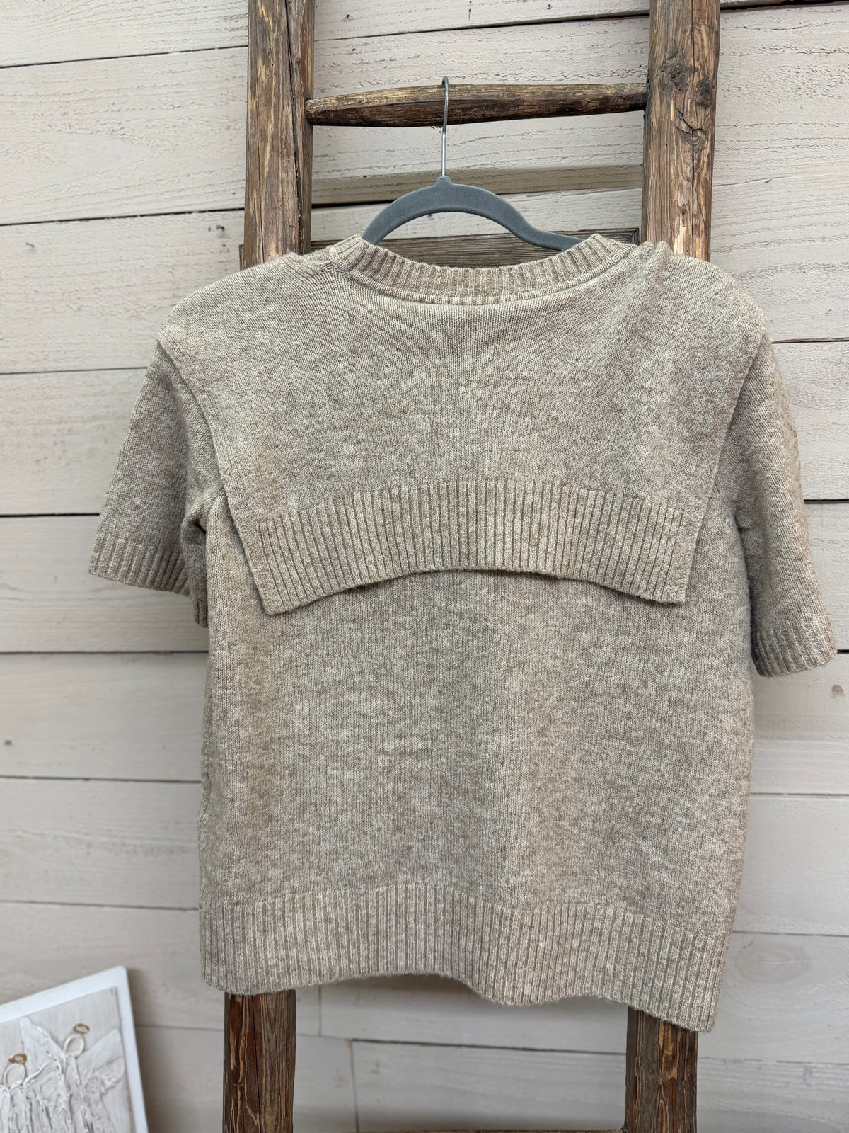 Combined Sleeve Sweater