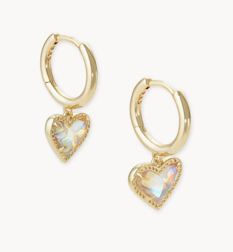 Kendra Scott Ari Heart Convertible Huggies