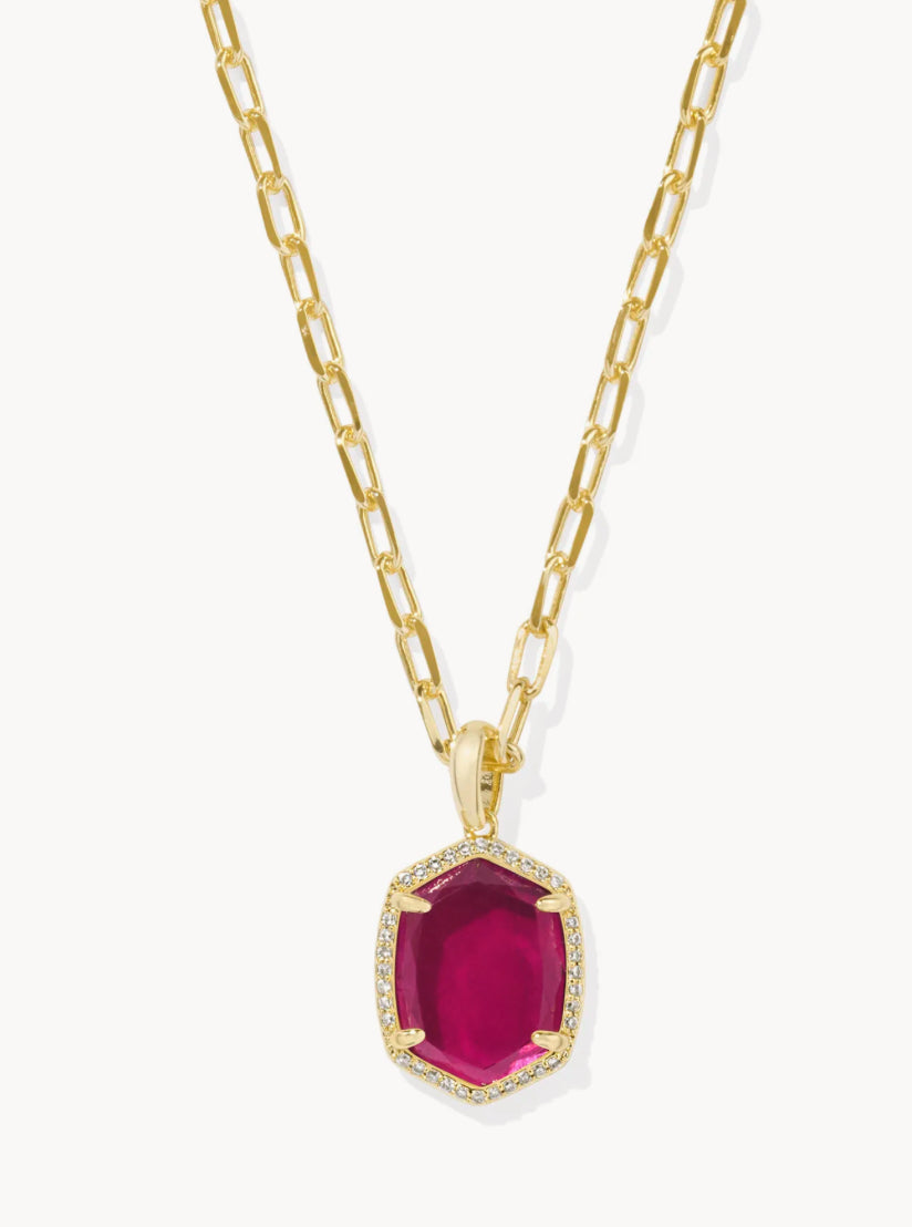 Kendra Scott Daphne Pave Framed Pendant