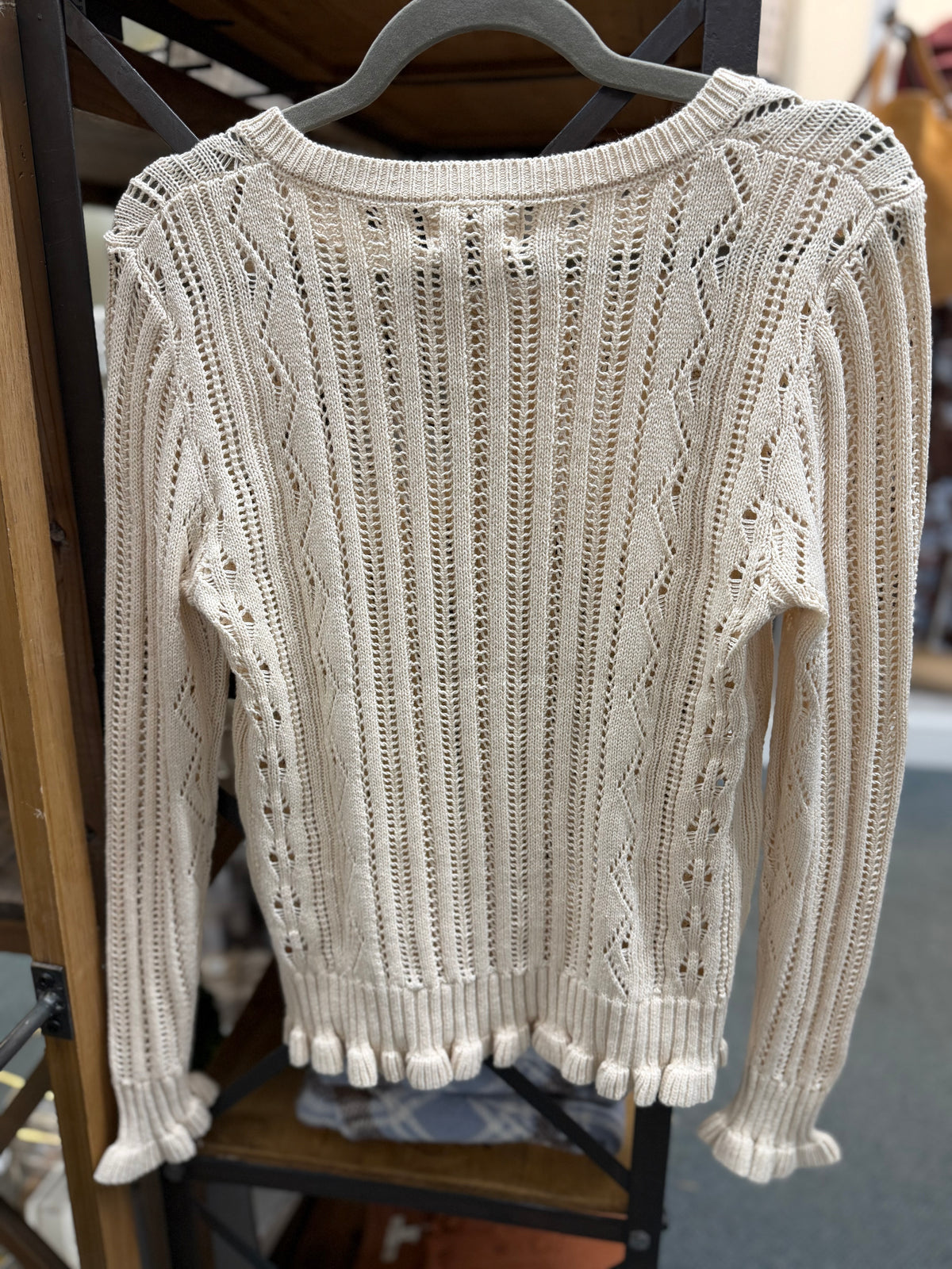 Ruffle Cardigan