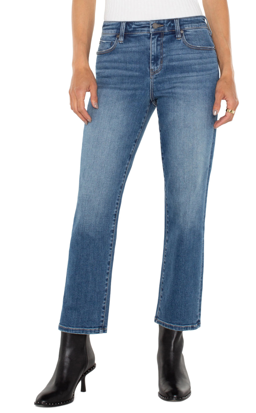 Liverpool Kennedy Crop Eco Straight Jeans