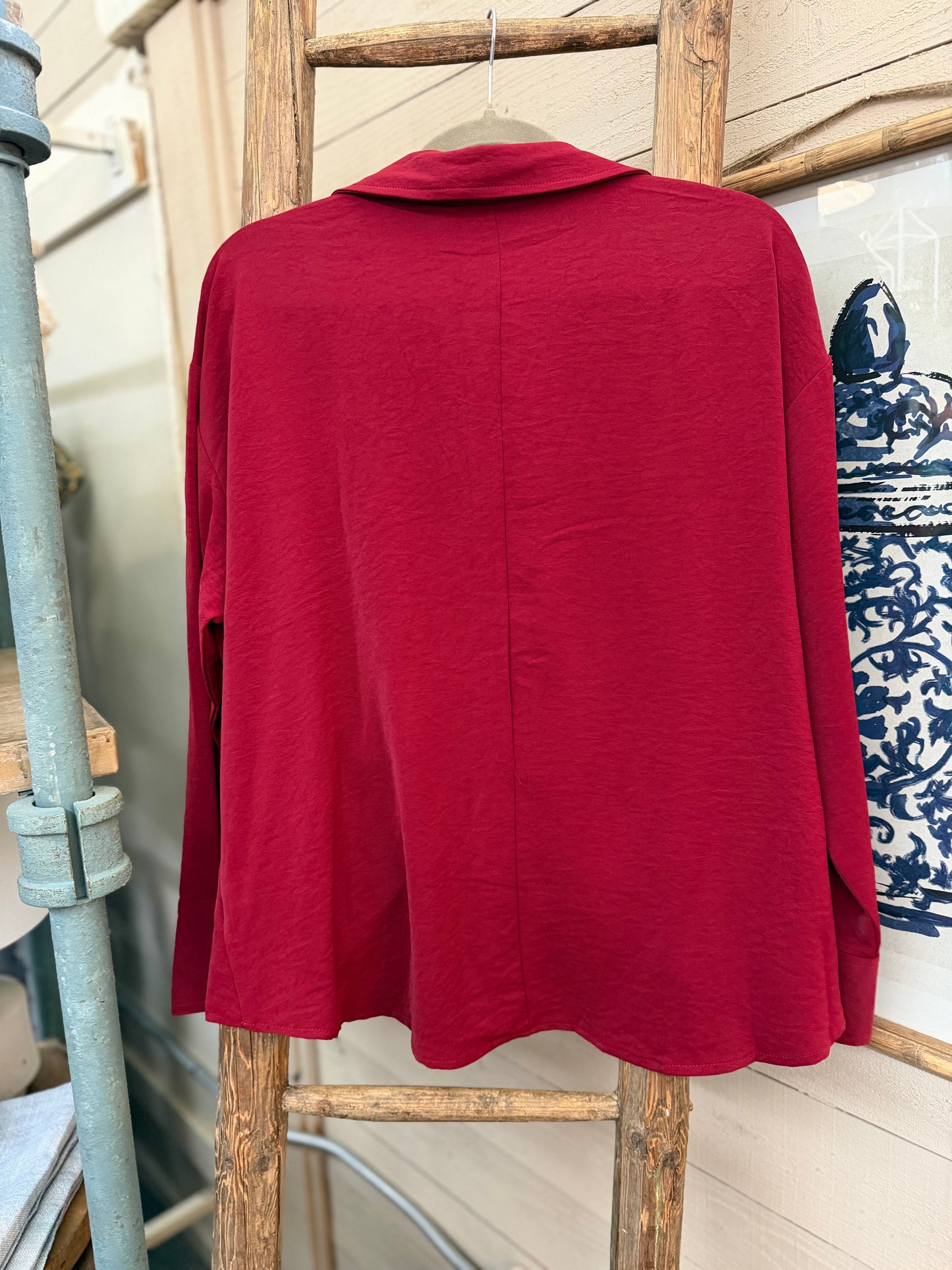 Button Cuff LS Top