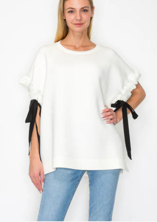 Fatima Scuba Knit Top