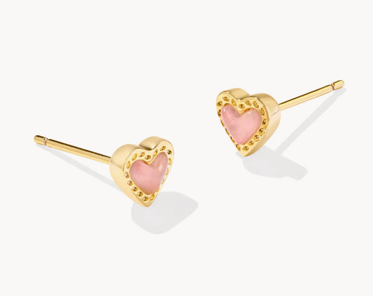 Kendra Scott Mini Ari Heart Stud Earrings