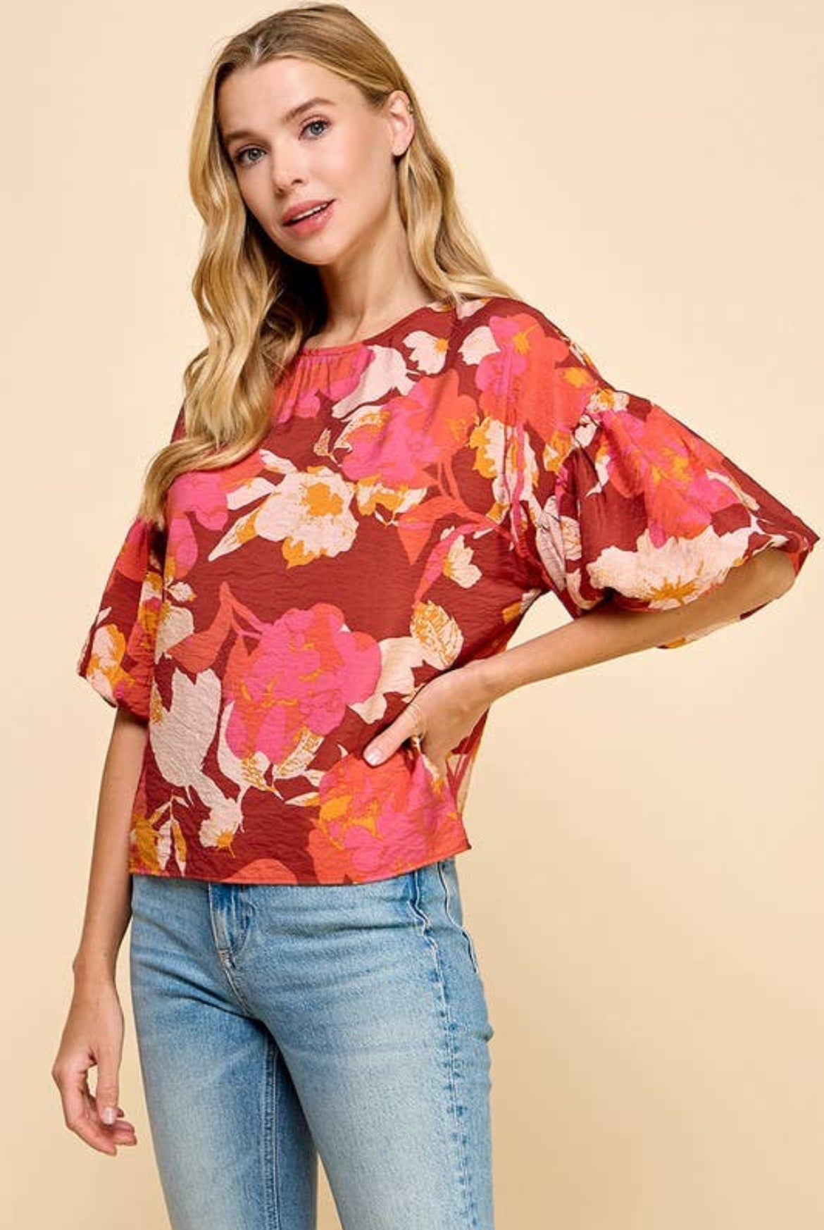 Sunset Floral Top