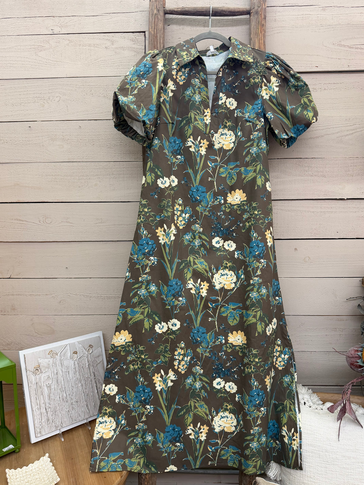 Floral Puff Sleeve Dress