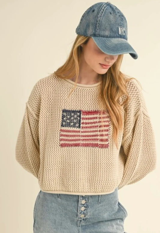 Freedom Flag Sweater