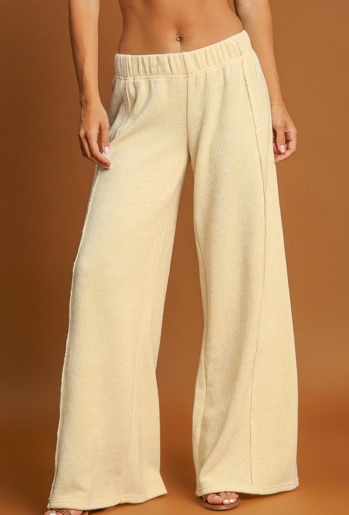 Chenille Wide Leg Pants