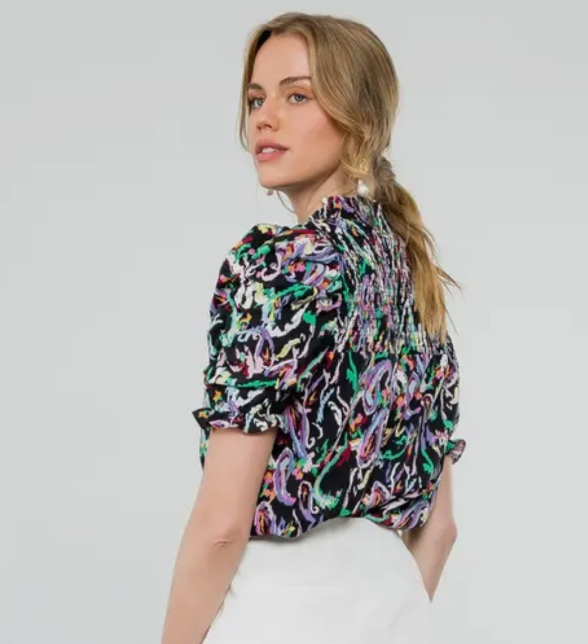 Kaleidoscope Printed Top