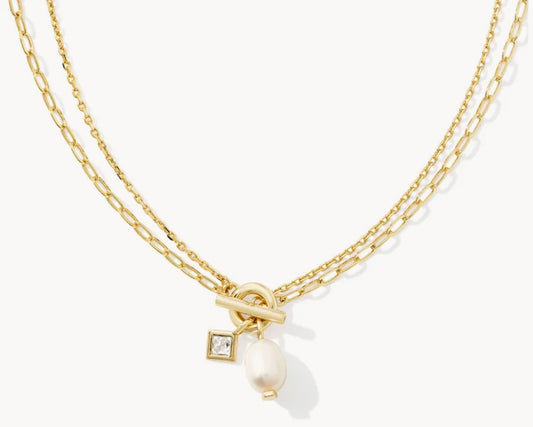 Kendra Scott Eve Multi Strand Pearl Necklace