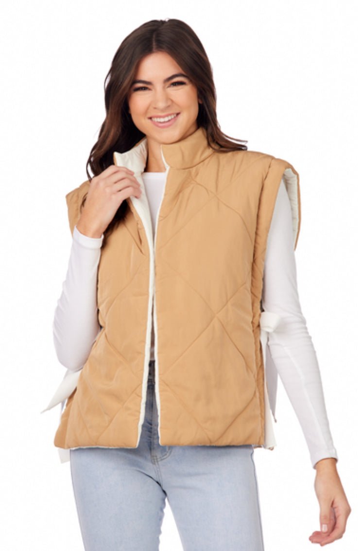 Dixie Reversible Quilted Vest