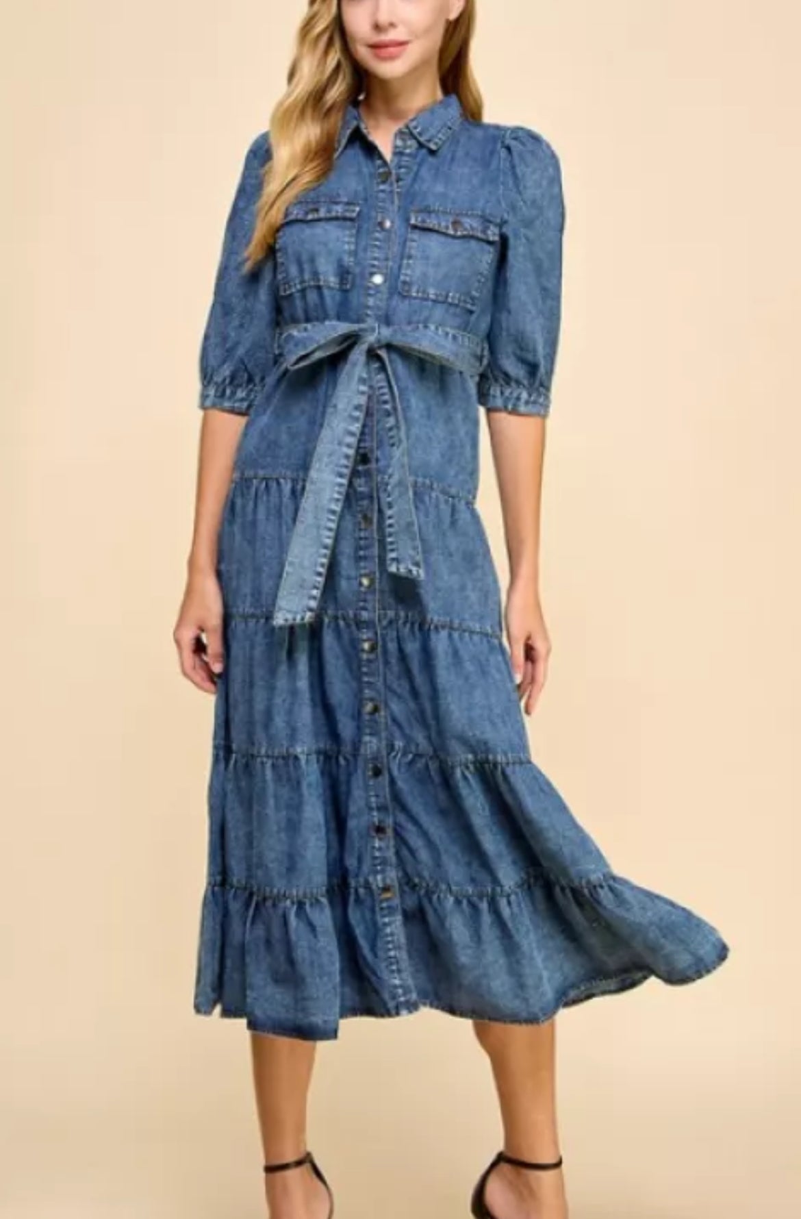 Brunch Babe Denim Dress