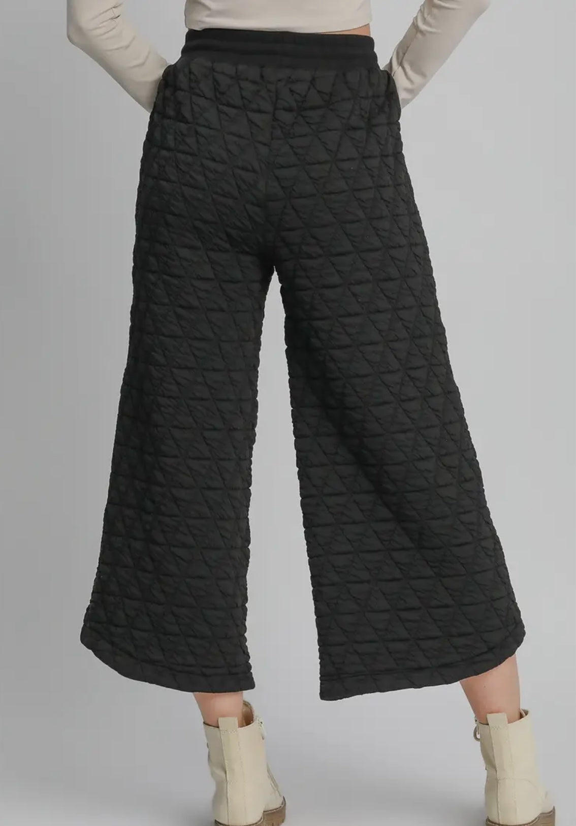 Quilted Pull On Pants