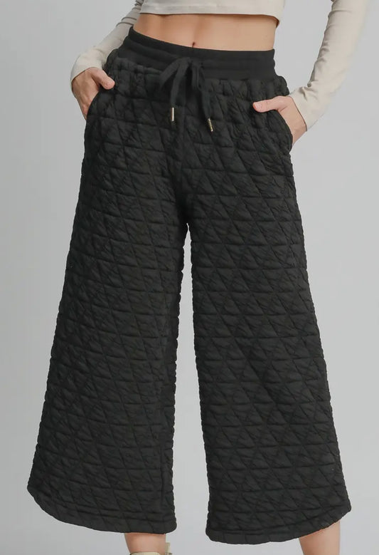 Quilted Pull On Pants