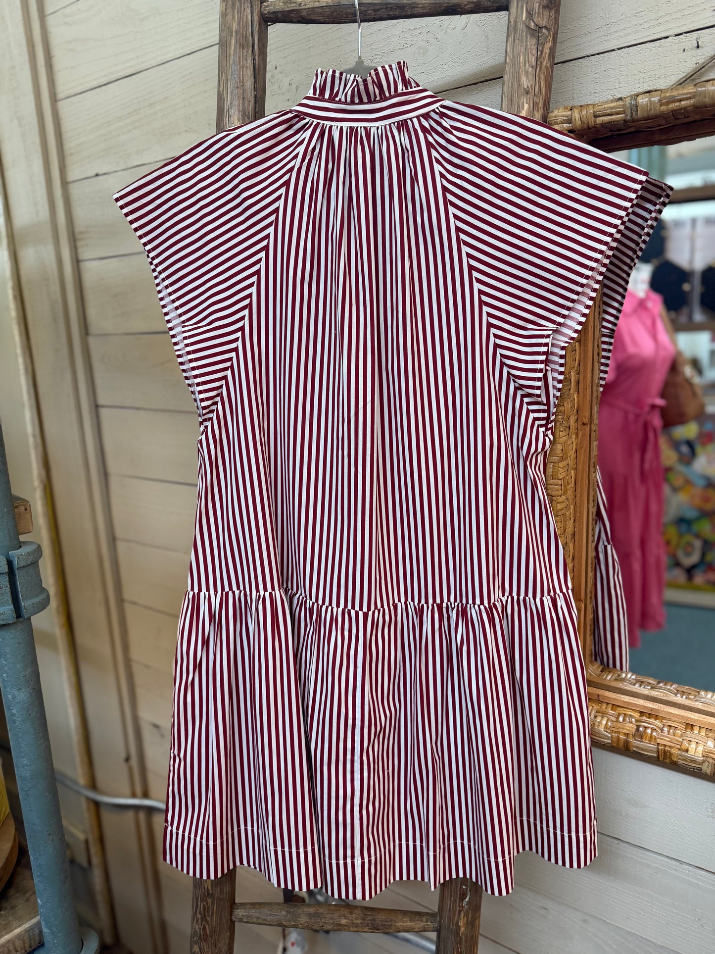 Striped Ruffle Dress