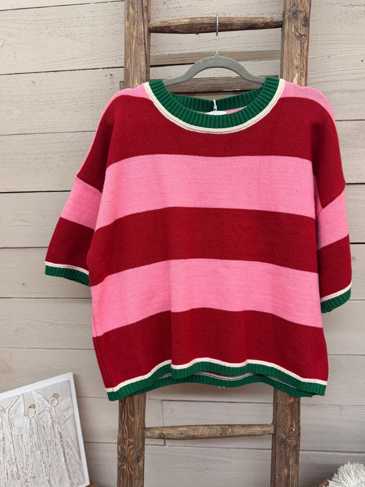 Wide Stripe Sweater