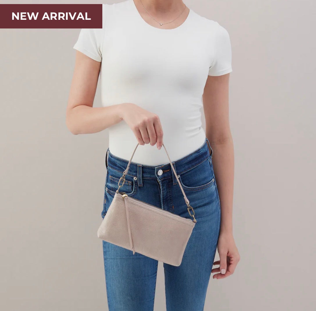 HOBO Darcy Crossbody - Stone Gloss