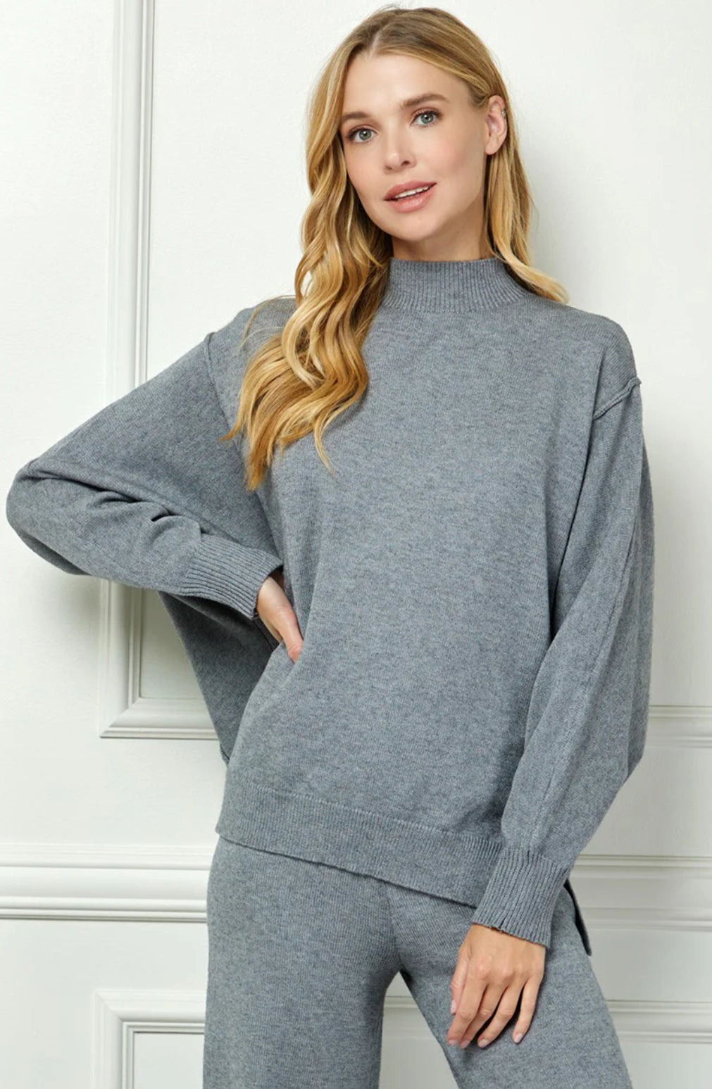 Mock Neck Sweater