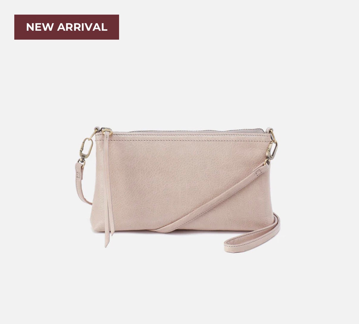 HOBO Darcy Crossbody - Stone Gloss