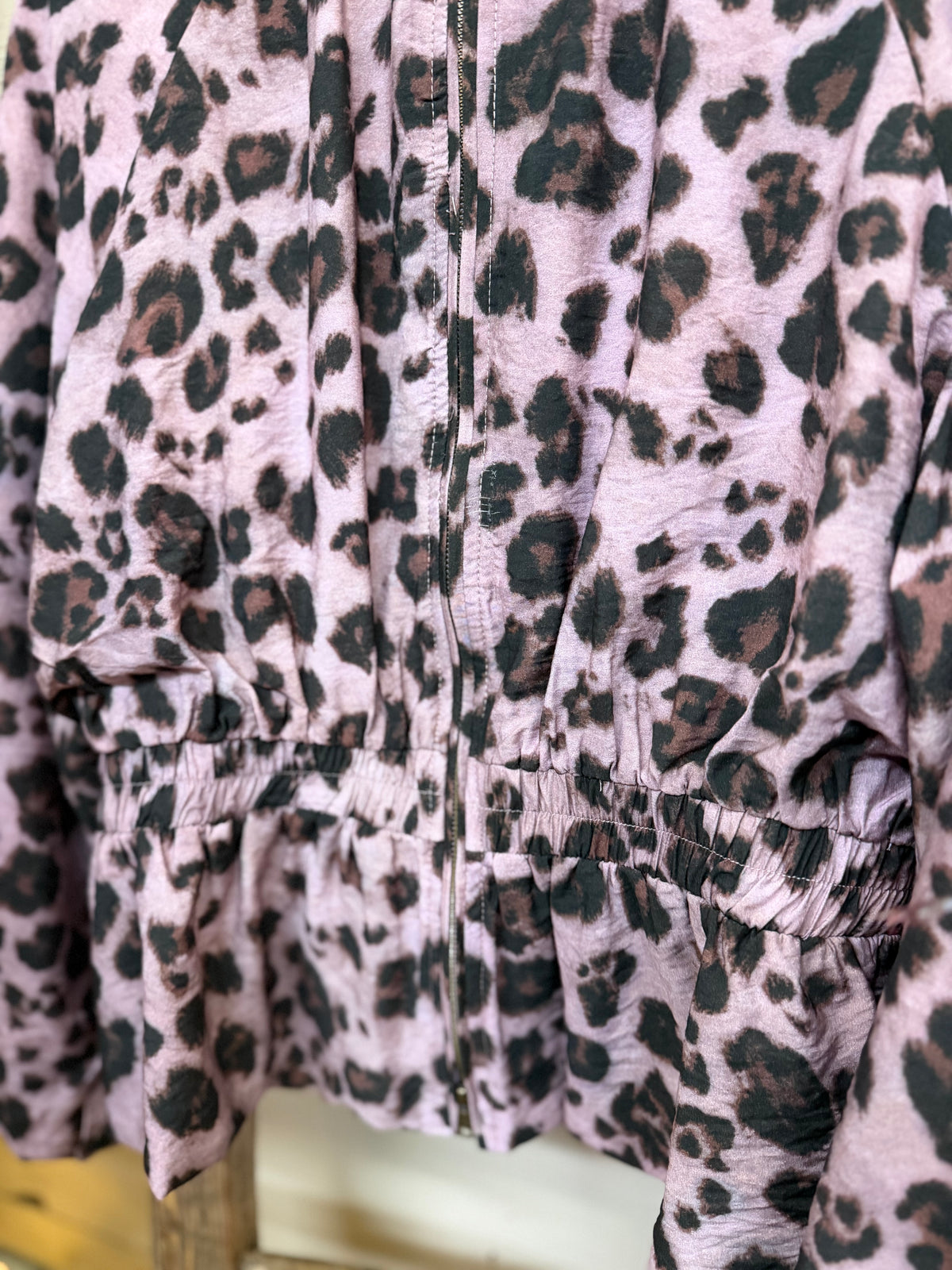 Leopard Ruffle Jacket