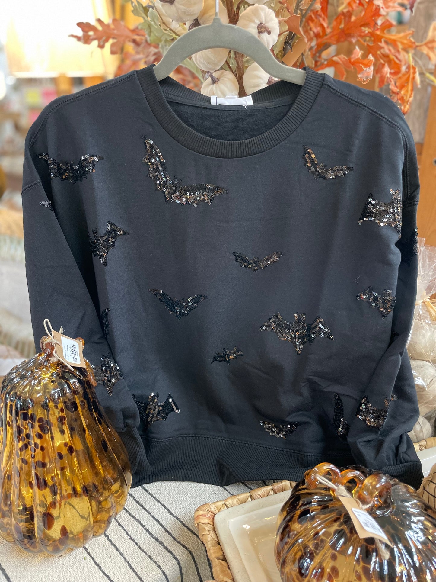 Millie Sequin Bat Sweatshirt