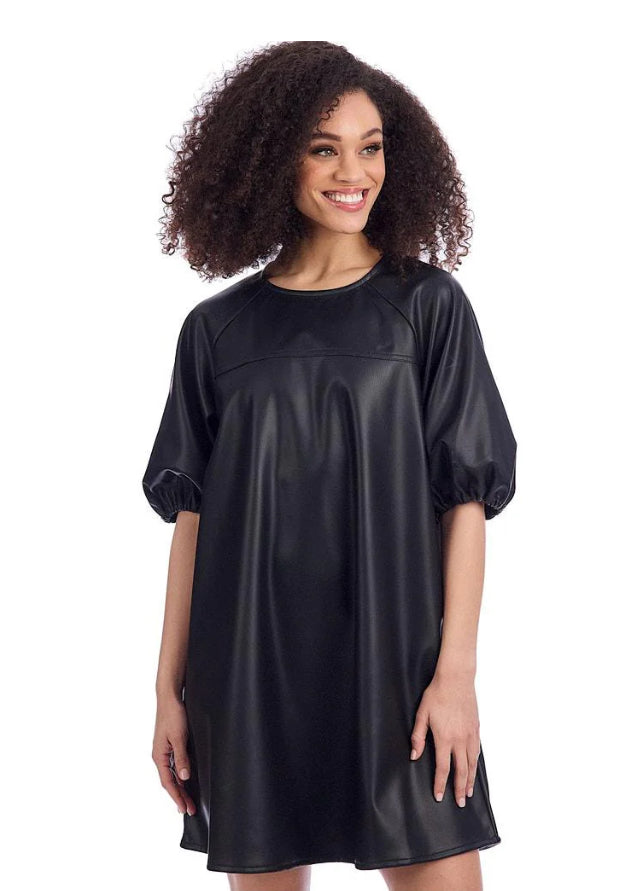 Raine Faux Leather Dress