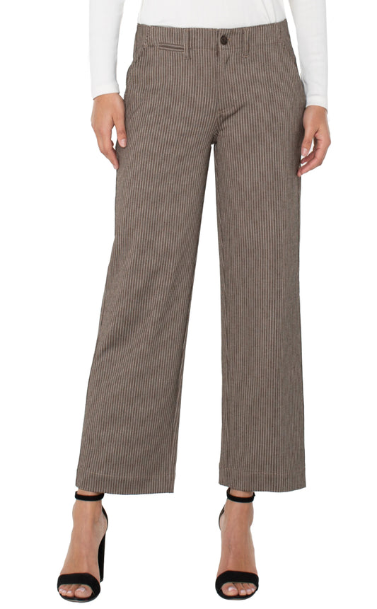 Liverpool Wide Leg Striped Trouser