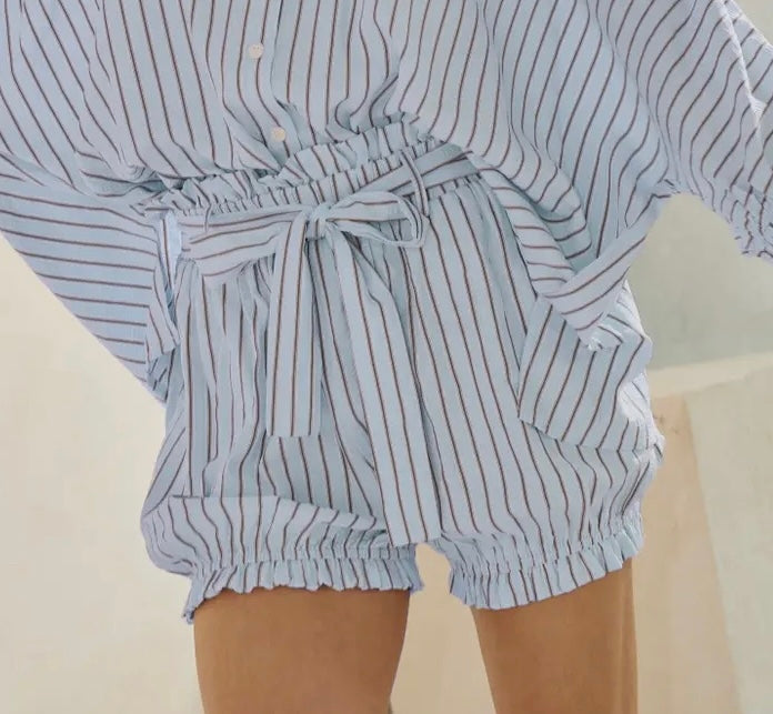 Striped Bloomer Shorts