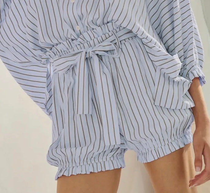 Striped Bloomer Shorts